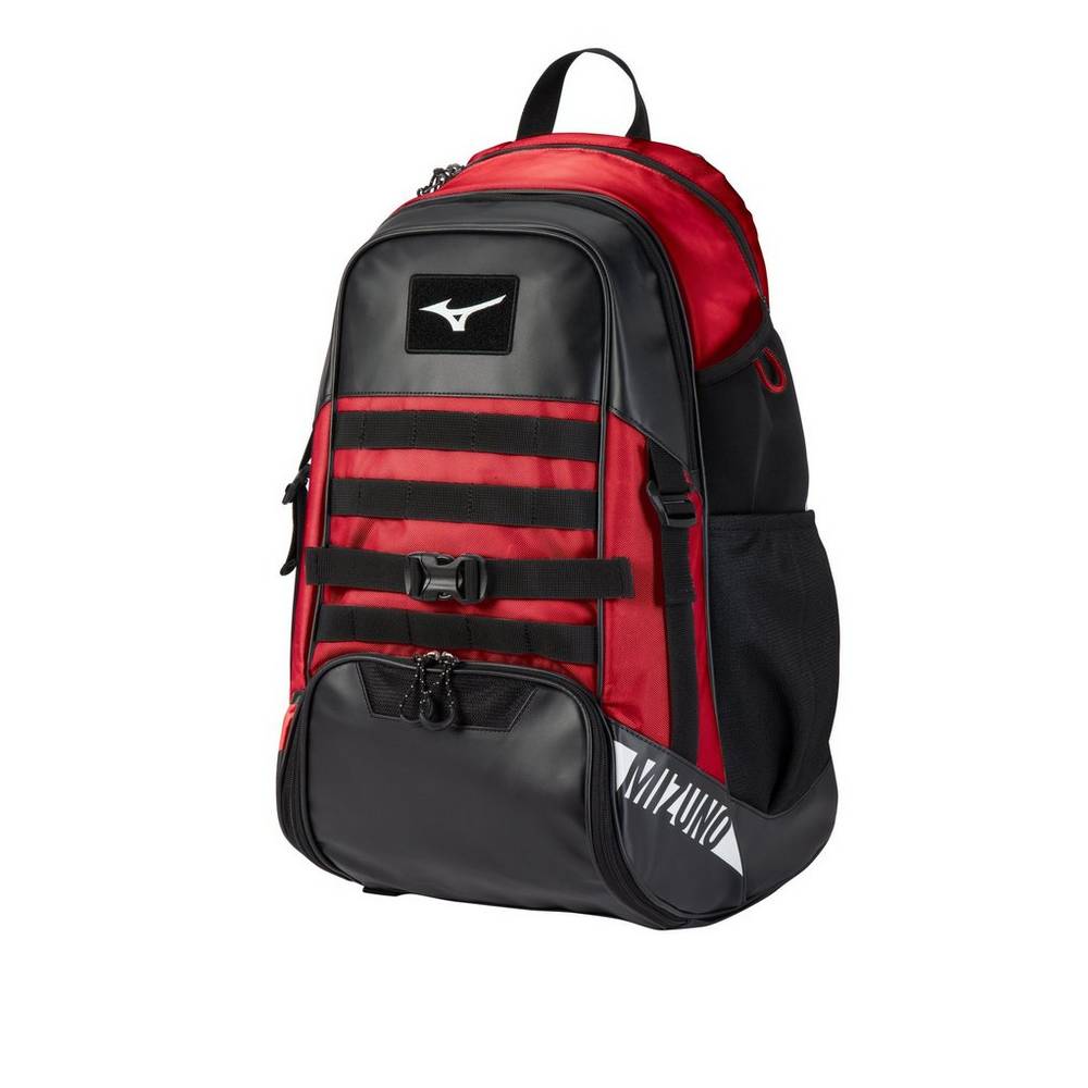 Mizuno Men's MVP X Baseball Backpack Black/Red (360292-VSO)